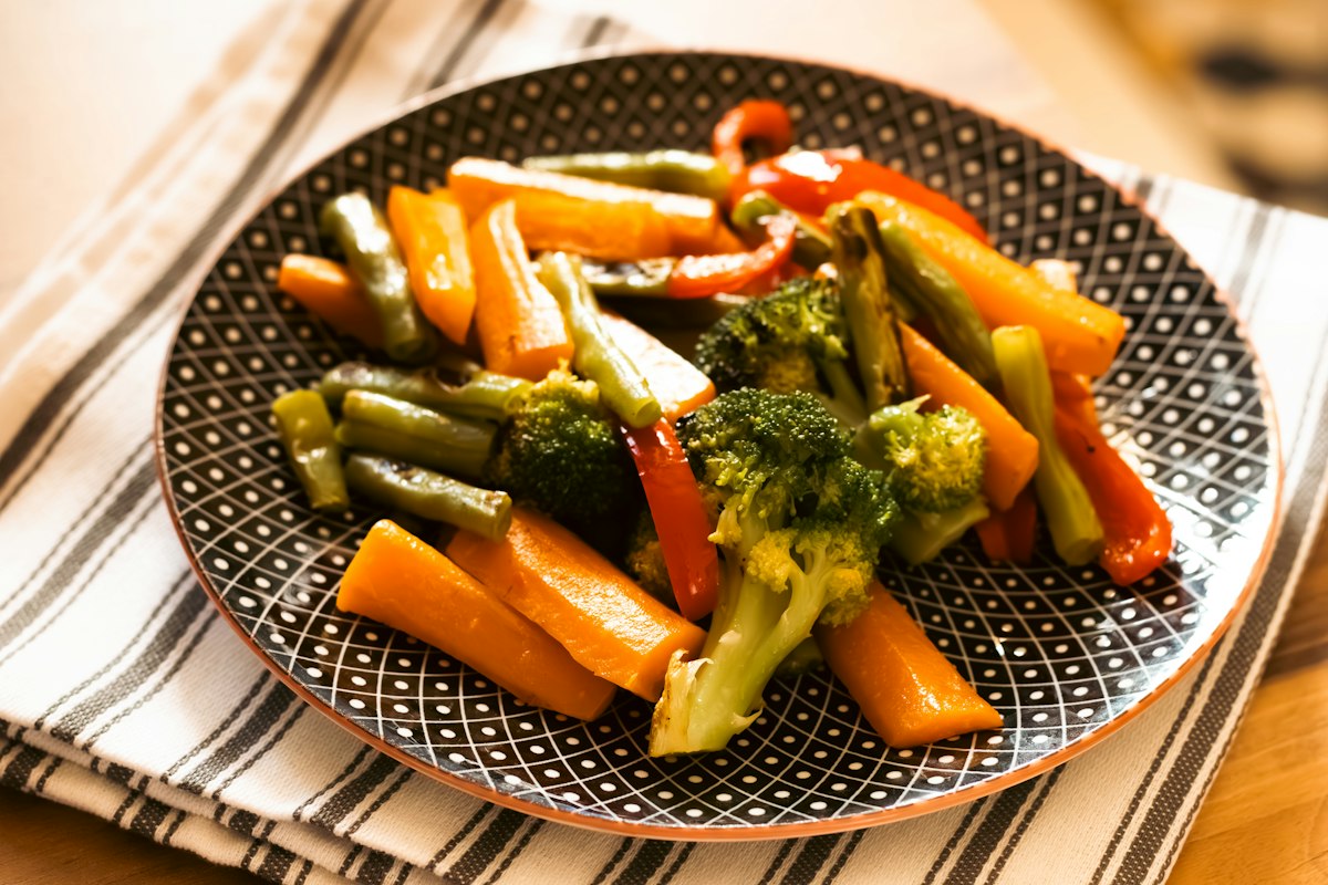 Selection of low-glycemic fruits and vegetables